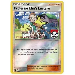 Slightly Played, English - 1 x Pokemon Professor Elm's Lecture - 188a/214 - 4th - Image 1