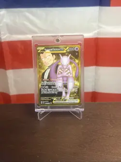 Pokemon Mewtwo EX Team Rockets 240/182 Gold Rare 2025 TCG Destined Rivals - Image 1