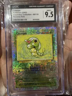 The Pokemon Company Caterpie Legendary Collection Reverse Holo CGC 9.5 69/110 - Image 4