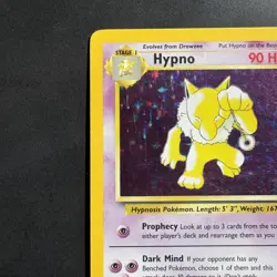 Pokemon Vintage Holo Rare Hypno 8/62 Fossil WotC 1999 - Image 2