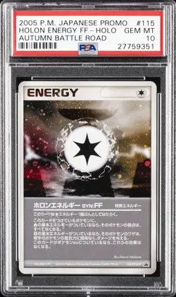 2005 POKEMON JPN PROMO AUTUMN BATTLE ROAD #115 HOLON ENERGY FF-HOLO PSA 10 - Image 1