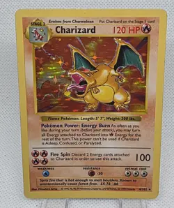 Pokemon TCG Charizard SHADOWLESS Base Set 4/102 - Image 1