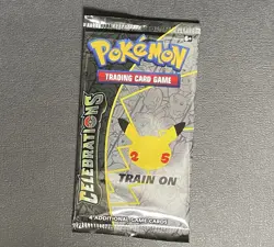 Pokemon Celebrations 6 Sealed Unopened Boosters 25th Anniversary Right From Box - Image 2