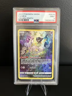 2023 Pokemon Mew Full Art GG10/GG70 SWSH PSA 9 - Image 1