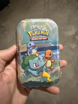 CELEBRATIONS Mini Tin Kanto Starters Pokemon TCG Factory Sealed Brand New - Image 1