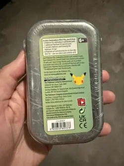CELEBRATIONS Mini Tin Kanto Starters Pokemon TCG Factory Sealed Brand New - Image 2