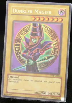 Yu-Gi-Oh! Dunkler Magier LOB-G003 Ultra Rare [PL] Dark Magician OG Old | DE 2002 - Image 3