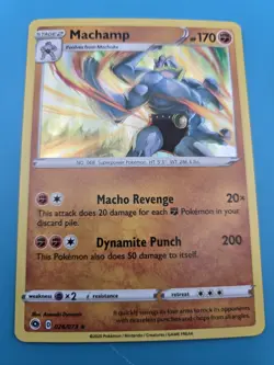 Machamp 026/073 SW&SH Champion's Path Holo Rare Pokemon Card NM - Image 1
