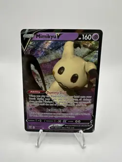 Mimikyu V - 62/163 - Ultra Rare Pokemon TCG Card Near Mint - Image 1
