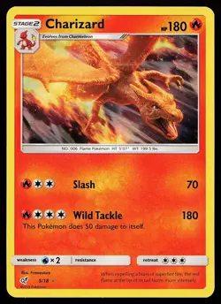 Charizard 5/18 Holo Rare Detective Pikachu Pokemon Card - Image 1
