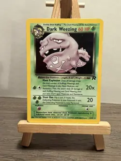 Dark Weezing Holo 14/82 Team Rocket Rare Pokemon Card WOTC 1999 - Image 1