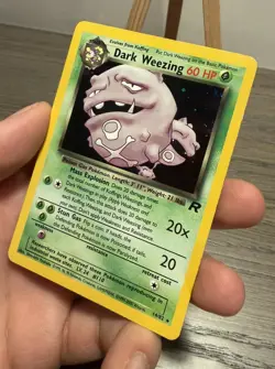Dark Weezing Holo 14/82 Team Rocket Rare Pokemon Card WOTC 1999 - Image 2