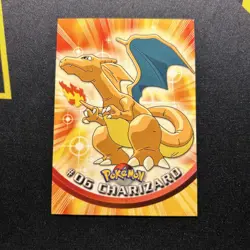 Topps Series 1 Charizard 06 Near Mint -Pokemon Card- Red Logo (6s) - Image 1