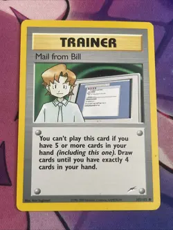Mail from Bill 105/105 Neo Destiny Regular - Pokemon Card - Image 1