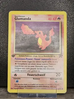Pokemon Karte Team Rocket 50/82 Glumanda 1.Edition Deutsch TCG Pokemon - Image 1
