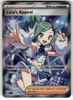 Lisia's Appeal 234/191 SV08: Surging Sparks LP Pokemon Card TCG - Image 1