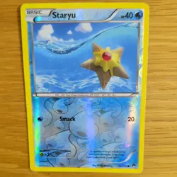 STARYU 25/122 POKEMON CARD (XY BREAKPOINT SET) REVERSE HOLO - Image 1