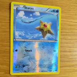 STARYU 25/122 POKEMON CARD (XY BREAKPOINT SET) REVERSE HOLO - Image 3