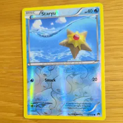 STARYU 25/122 POKEMON CARD (XY BREAKPOINT SET) REVERSE HOLO - Image 4
