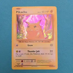Pikachu 35/108 Cracked Ice Holo - Evolutions - Pokemon Card - HP - Image 1