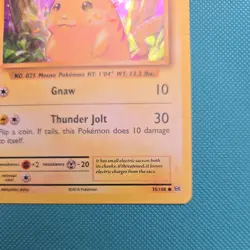 Pikachu 35/108 Cracked Ice Holo - Evolutions - Pokemon Card - HP - Image 4