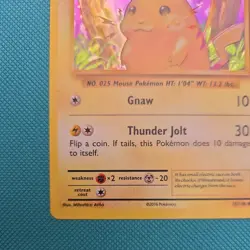 Pikachu 35/108 Cracked Ice Holo - Evolutions - Pokemon Card - HP - Image 5