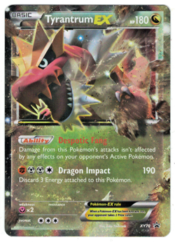 Tyrantrum EX XY70 Pokemon Card Holo Rare NM - Image 1