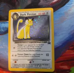 Pokemon TCG Dark Persian Promo 1999-2000 #17 Rare Holo Card Black Promo Star NM - Image 1