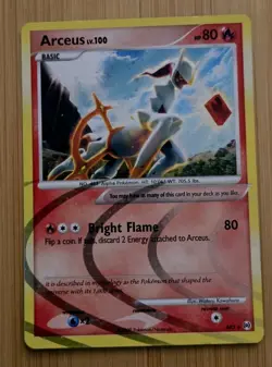 Pokemon TCG Cards Arceus AR3 Platinum Arceus Secret Rare Holo LP - Image 1