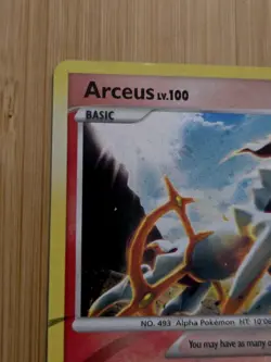Pokemon TCG Cards Arceus AR3 Platinum Arceus Secret Rare Holo LP - Image 3
