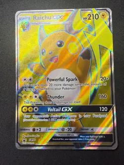 Raichu GX SM90 | Black Star Promo Full Art | Sun & Moon | Pokemon Card | NM - Image 1