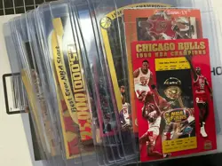 Lot of (32) Assorted Michael Jordan Jumbo Raw Cards - Image 1