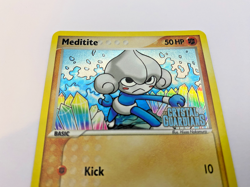 Pokemon Card - Reverse-Holo Meditite 56/100 EX Crystal Guardians *EX* Common - Image 4