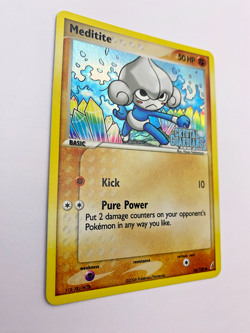 Pokemon Card - Reverse-Holo Meditite 56/100 EX Crystal Guardians *EX* Common - Image 5