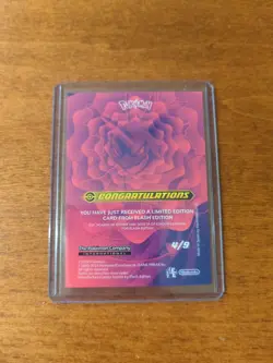 Dark Nidoking 034 2024 Blue Pokedex Card Vol3 Flash Edition #4 Limited Edition - Image 2