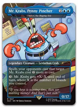 Mr. Krabs, Penny Pincher - Charix, the Raging Isle #1927 NM Secret Lair Drop - Image 1
