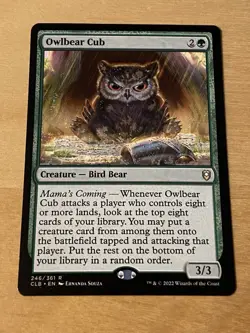 Owlbear Cub - MTG Commander Legends: Battle for Baldur's Gate - NM - Image 1