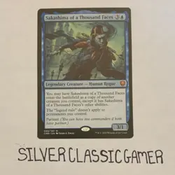 Wizards of the Coast Sakashima of a Thousand Faces Commander Legends Mythic Blu… - Image 1