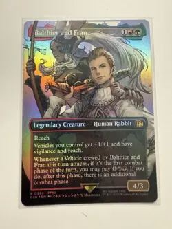 Balthier and Fran (0393) (Borderless) (FOIL) ✅ Final Fantasy ✅ Magic (mtg) - Image 1