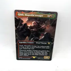 Gimli, Mournful Avenger Borderless Lord of the Rings MTG Magic The Gathering - Image 1