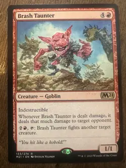Brash Taunter ~ Core 2021 [ NearMint ] [ Magic MTG ] - Image 1