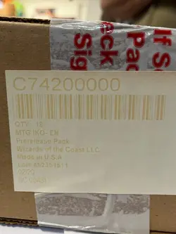 SEALED case Magic The Gathering Ikoria Prerelease Kits=18kits-English FREEship - Image 1