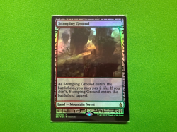 1x NM Foil Stomping Ground Zendikar Expedition MTG Magic the Gathering - Image 1