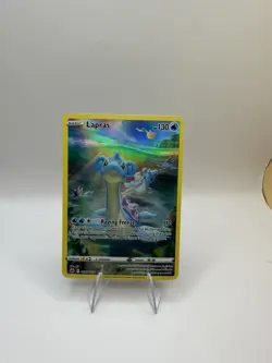 Pokemon TCG Lapras Holo Ultra Rare Card Crown Zenith Galarian Gallery GG05/GG70 - Image 1