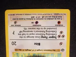 1999 Pokemon Base Set Shadowless 1st Edition Raticate Near Mint NEW & UNUSED! - Image 3