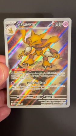 Pokemon TCG Alakazam 009 Mega Evolutions Black Star Promo NM - Image 2