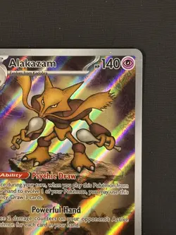 Pokemon TCG Alakazam 009 Mega Evolutions Black Star Promo NM - Image 3
