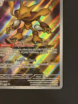 Pokemon TCG Alakazam 009 Mega Evolutions Black Star Promo NM - Image 4