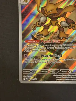 Pokemon TCG Alakazam 009 Mega Evolutions Black Star Promo NM - Image 5