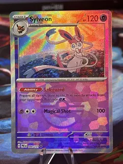Pokemon Sylveon (Poke Ball Holo Pattern) SV: Prismatic Evolutions 040/131 NM/M - Image 1